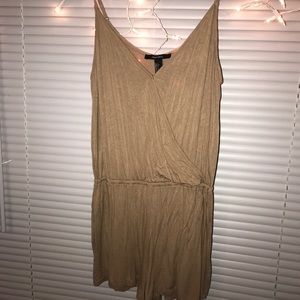 Forever 21 Tan Romper